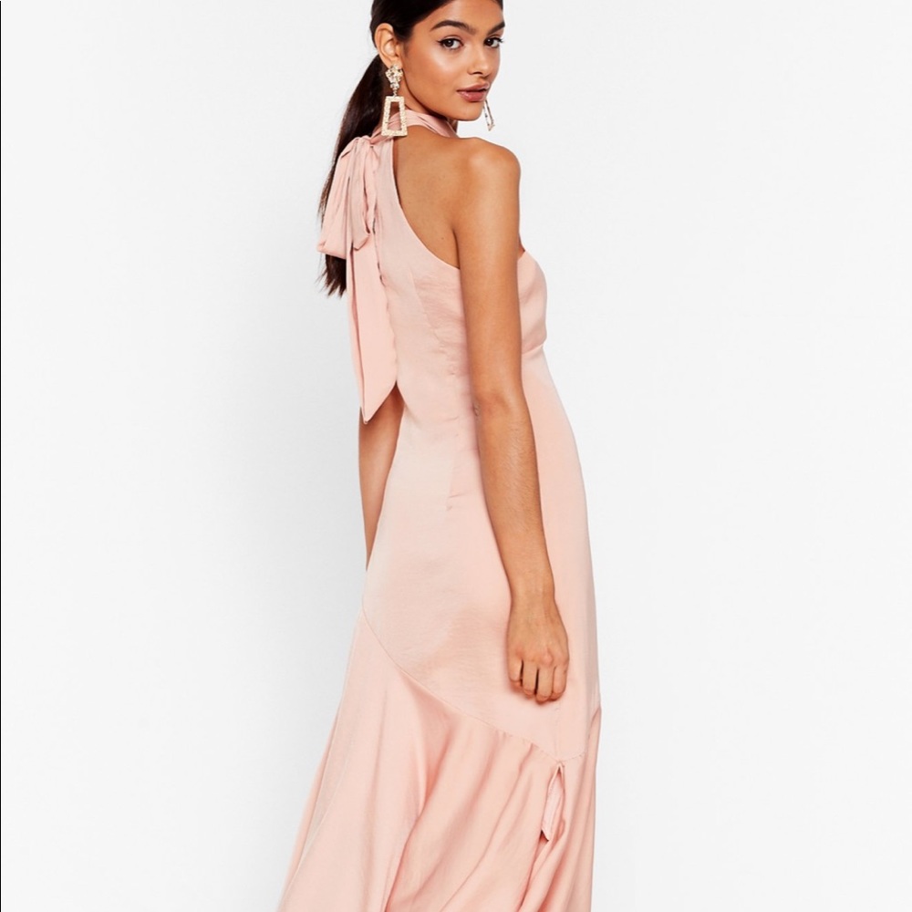 Nasty Gal Satin Maxi Dress